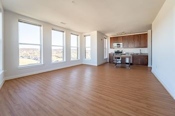 Open concept layout